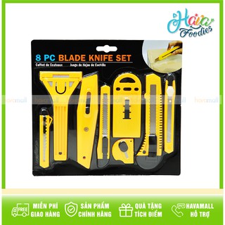 Dao rọc giấy bộ 8 món uncle bills