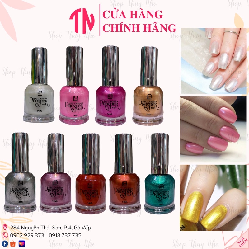 Sơn thường móng tay Prosper No.04 không cần hơ đèn 14ml dụng cụ làm móng tay chuyên nghiệp nail