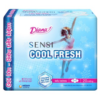 Băng vệ sinh Diana sensi coolfresh gói 20 miếng