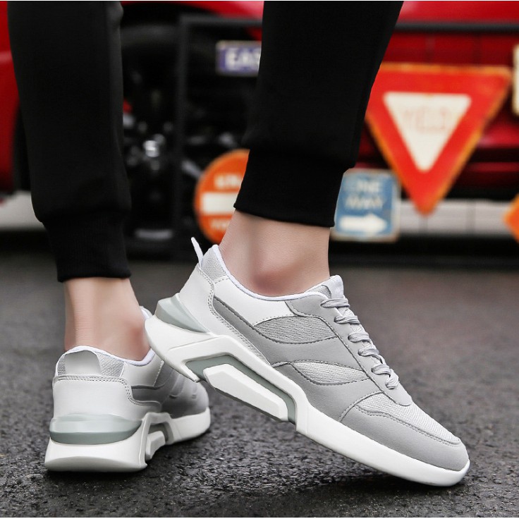 Giày thể thao sneaker nam D55, phong cách trẻ trung năng động, đế cao su non đi cực êm | BigBuy360 - bigbuy360.vn