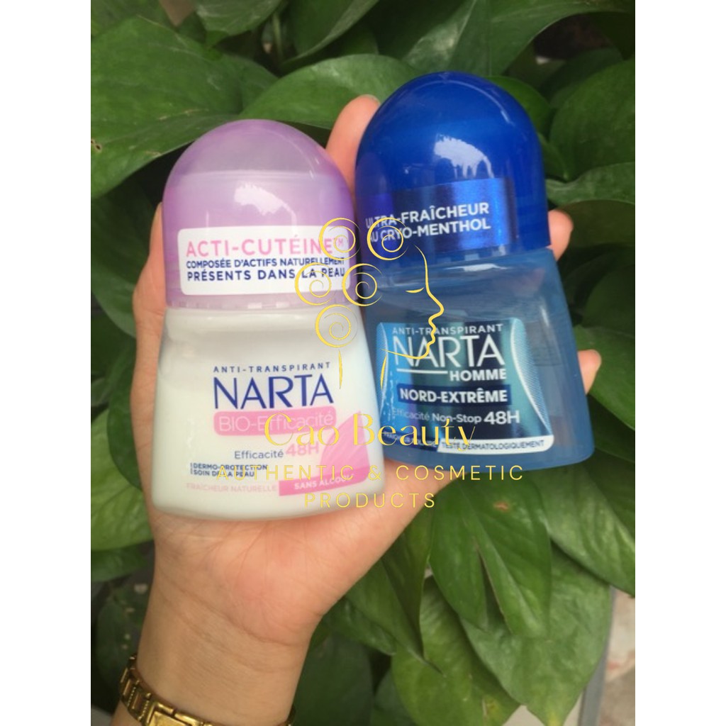 Lăn khử mùi NARTA Pháp, Lăn khử mùi Ushuaia 48h - 50ml