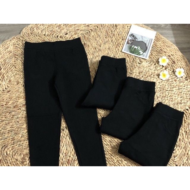 Quần Legging trơn 4 túi vải cotton dẻo | BigBuy360 - bigbuy360.vn