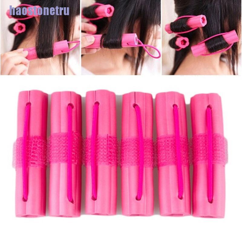 Set 6 Lô Uốn Tóc Xốp Ma Thuật DIY