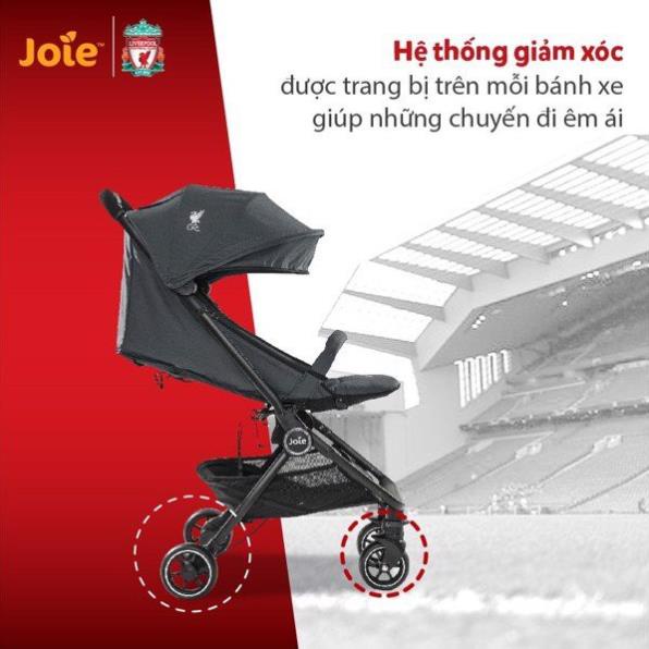 [CHÍNH HÃNG] Xe đẩy cho bé Joie Pact Flex W / RC&amp;AD&amp;TB LFC Black Liverbird