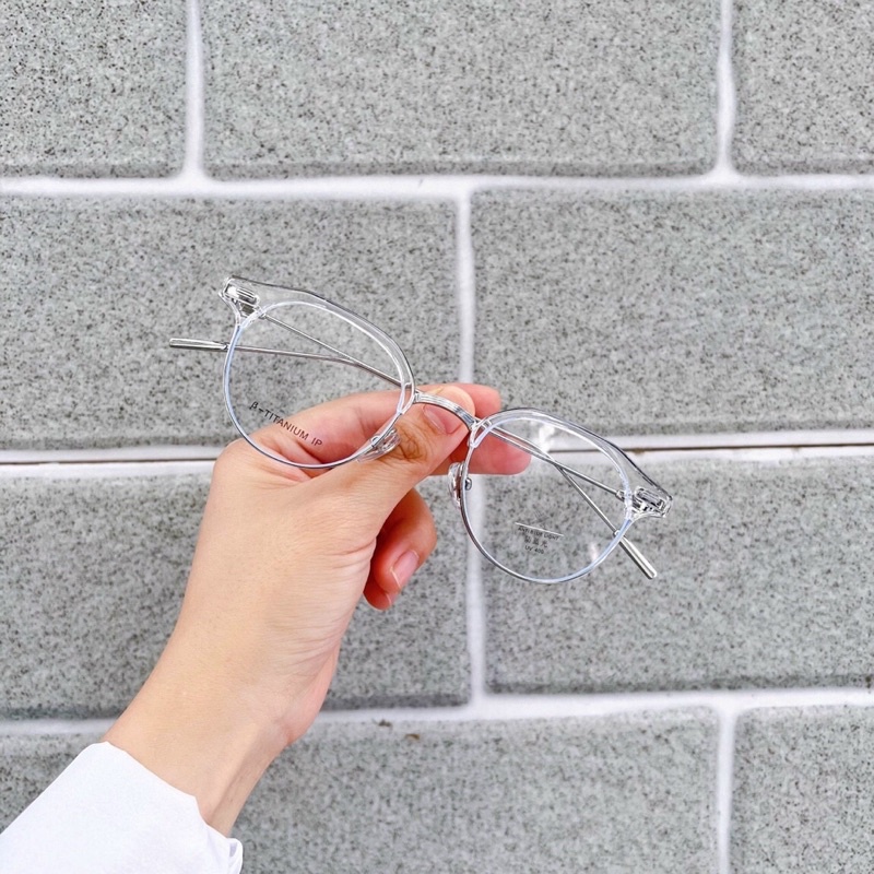 Gọng Kính Cận Nam Nữ Mắt Kính Tròn TITANIUM GỌNG THANH MẢNH