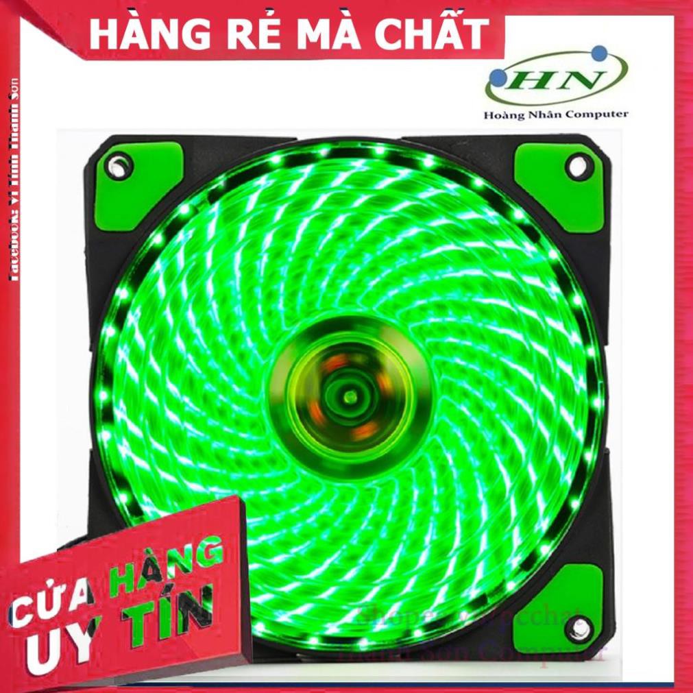 FAN CASE VSP 12CM-LED 33 BÓNG-XANH LÁ BOX - Linh Kiện Phụ Kiện PC Laptop Thanh Sơn