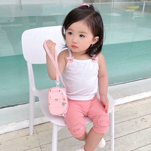 [Babycat] Hàng Có Sẵn Quần Legging Ngắn Cơ Bản Phong Cách Nhật Bản Hàn Quốc Ngọt Ngào Thời Trang Mùa Hè 2022 Mới Dành Cho Bé Gái