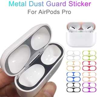 Miếng dán kim loại chống bụi siêu mỏng dành cho hộp sạc tai nghe Airpods Pro/Airpods 3