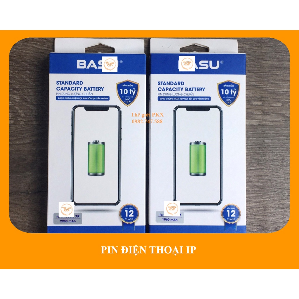 Pin IP5/5s/6/6s/6+/6s+/7/7+/8/8+/X/XSMax BASU tiêu chuẩn xuất khẩu EU