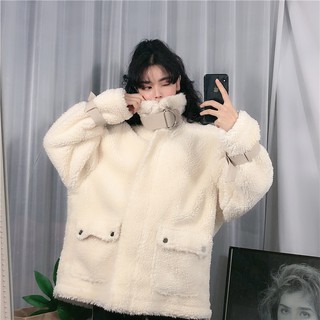 (ORDER) Áo khoác len lông cừu Hàn Quốc mới 2019