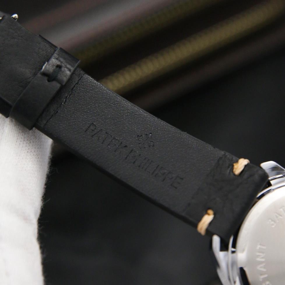 Đồng Hồ Nam Patek Dây Da Bò Mill Cao Cấp - Có Lịch Ngày, - Siêu Mỏng 8mm - Bảo Hành 12 Tháng