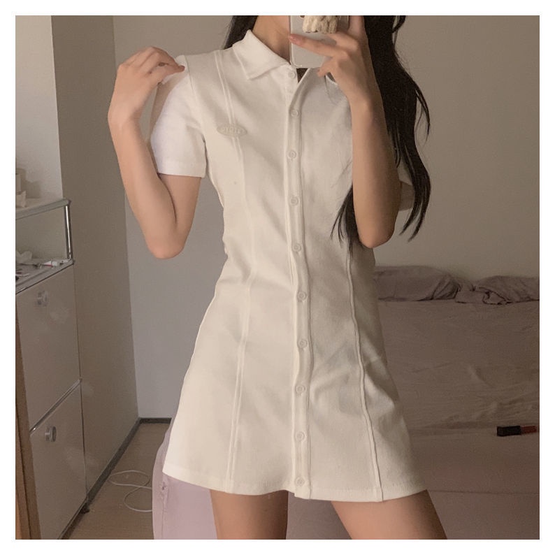 Đầm Cổ Polo Thiết Kế Mới Thời Trang Mùa Hè Theo Phong Cách Hàn Quốc | BigBuy360 - bigbuy360.vn