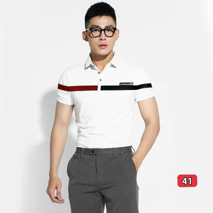 [mã CLOVSALE giảm 15k] ÁO THUN NAM NGẮN TAY CỔ BẺ cao cấp vải thun cotton co dãn 4 chiều hàng chuẩn shop