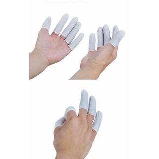 Găng Tay Ngón Cao Su Làm nail , Tóc Tránh tiếp xúc với hoá chất