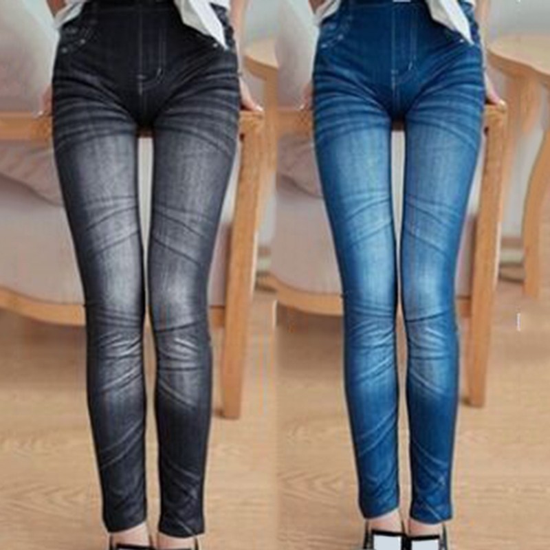 Quần Jean denim Ôm Co Dãn, Thời Trang Nữ, Quần Bó, Quần Ôm