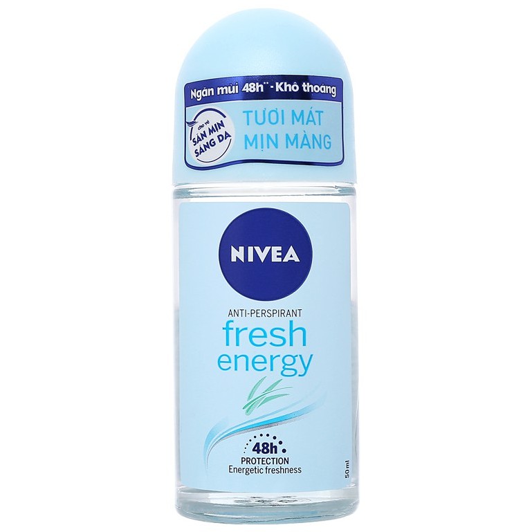 Lăn Ngăn Mùi Nivea Nivea Energy Fresh - Tươi Mát Mịn Màng 50ml