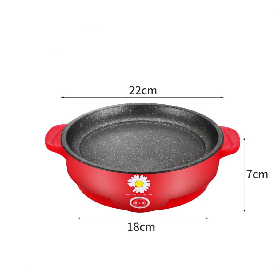 Bếp nướng điện hàn quốc hình tròn không khói 22cm - Nhà Mỵ Shop