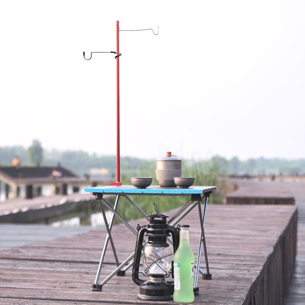 Giá Đỡ Móc Treo Đèn Cắm Trại Đa Năng Bằng Thép Không Gỉ