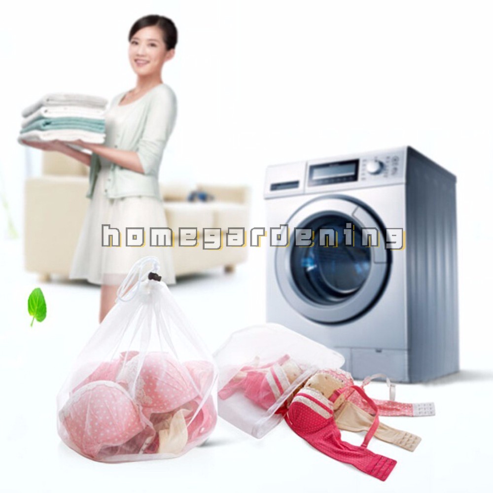 Túi Lưới Giặt Đồ Lót / Vớ Sức Chứa Lớn Có Dây Rút Tiện Dụng
