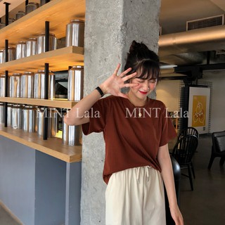 Áo Thun Tăm Tay Ngắn Basic Co Giãn Nhiều Màu
