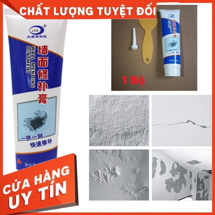 Keo Vá Vết Nứt Tường Nhà Cao Cấp Chống Nước Chống Mốc