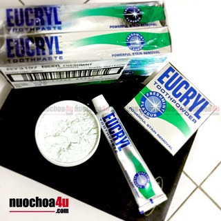 Bột Làm Trắng Răng EUCRYL Hương Bạc Hà 50g