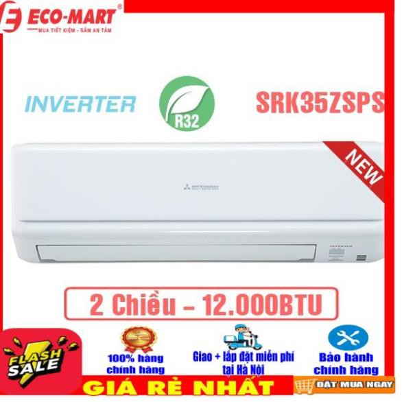 Điều hòa Mitsubishi Heavy 12.000BTU 2 chiều inverter SRK/SRC35ZSPS-S5