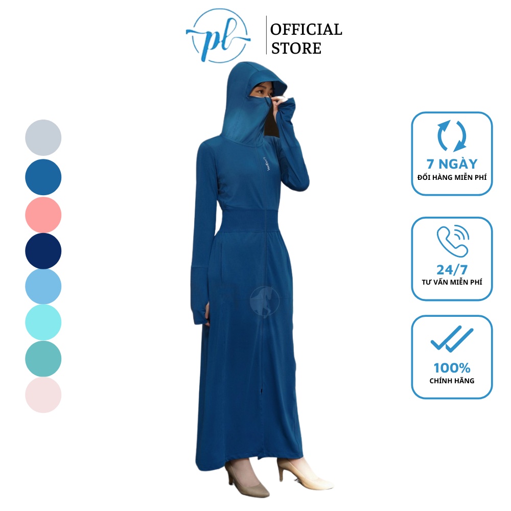 Áo chống nắng toàn thân 2 lớp, áo chống nắng nữ thân dài 2 lớp  vải thông hơi cao cấp STOREPHUONGLOAN