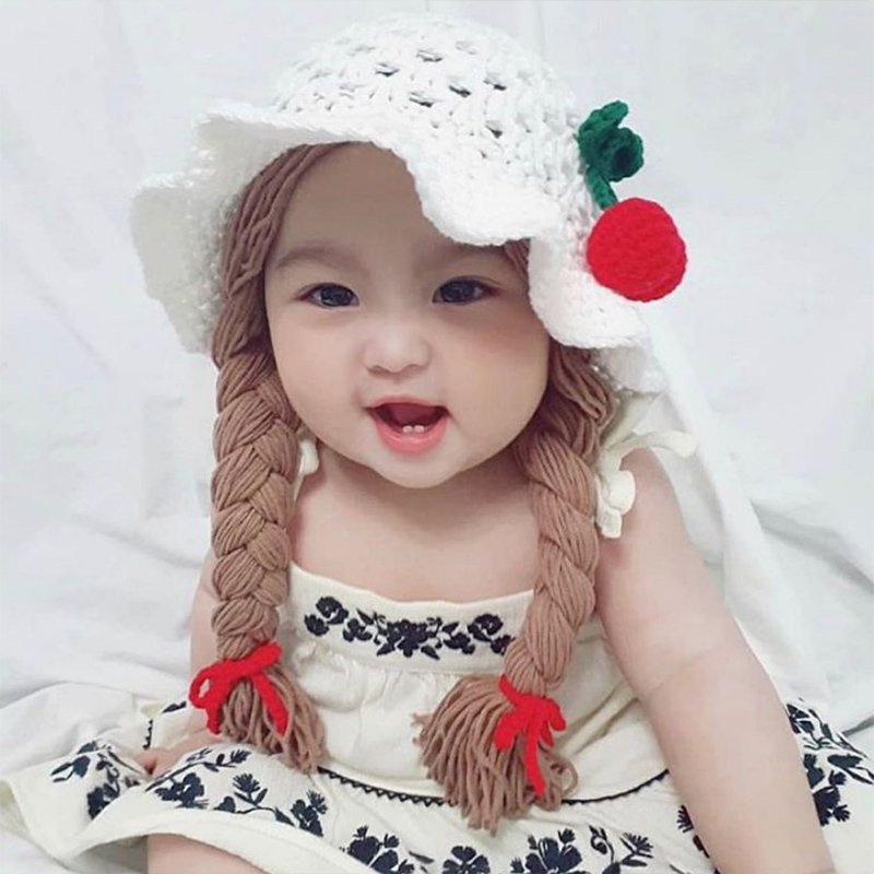 HANDMADE Mũ Len Trùm Đầu Cho Bé
