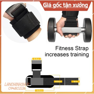 * New 2020 * Quấn Cổ Tay Tập Xà Đơn Có Móc, Găng Tay Có Móc Nâng Tạ Aolikes (1 đôi)