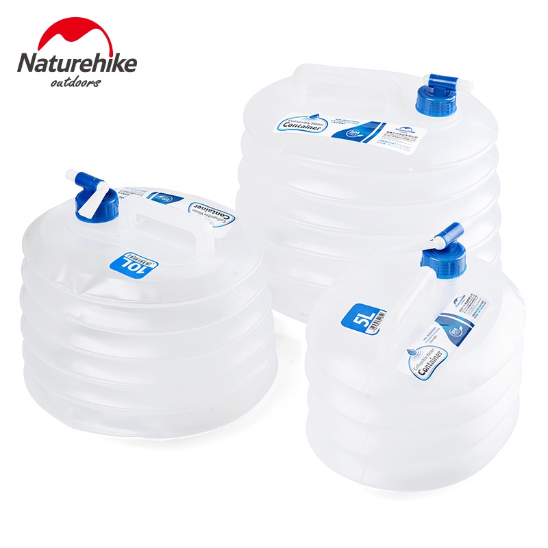 Bình Đựng Nước Xếp Gọn Dã Ngoại Naturehike NH14S002-T Dung Tích 5L-10L-15L