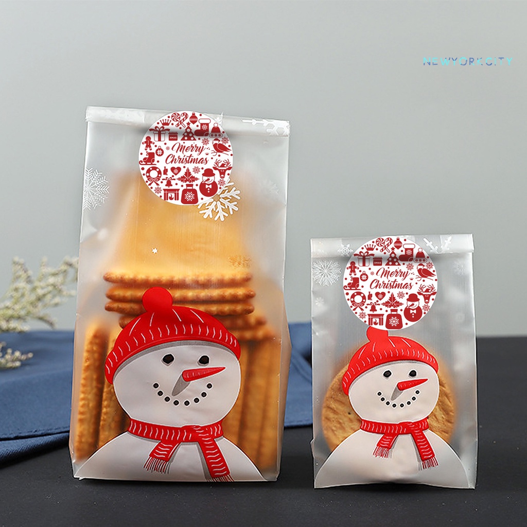 Nhãn Dán Màu Sắc Tươi Sáng Kích Thước Nhỏ Gọn Trang Trí Nhà Cửa Dịp Giáng Sinh