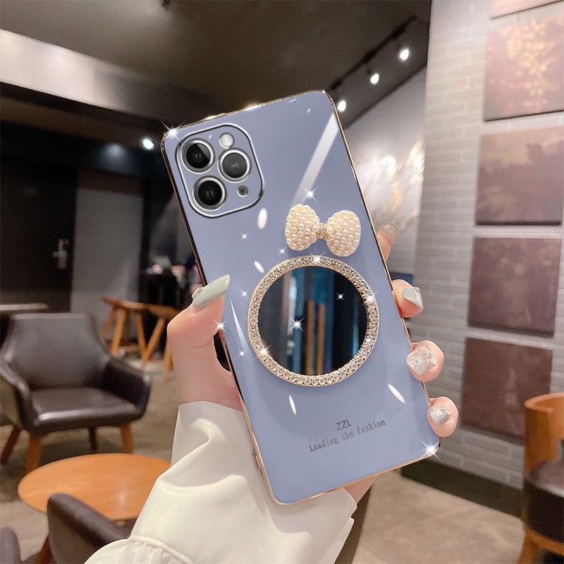 Ốp ĐiệN ThoạI KiểU Gương Trang ĐiểM Cho Samsung A13 A03 A23 A53 A73 A33 A31 A50 A30 A30S A21S A03 A11 A20S