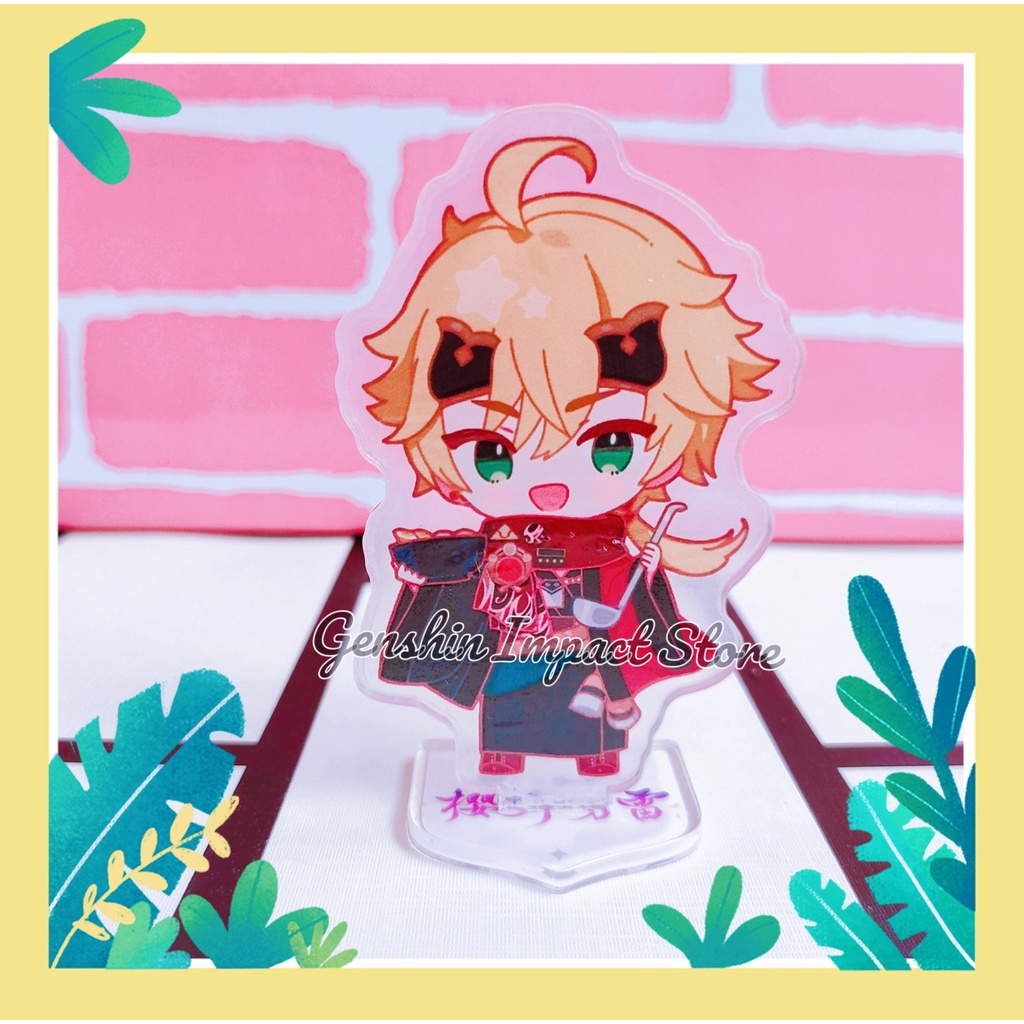 Mô hình standee nhân vật THOMA game Genshin Impact mẫu nhà hàng