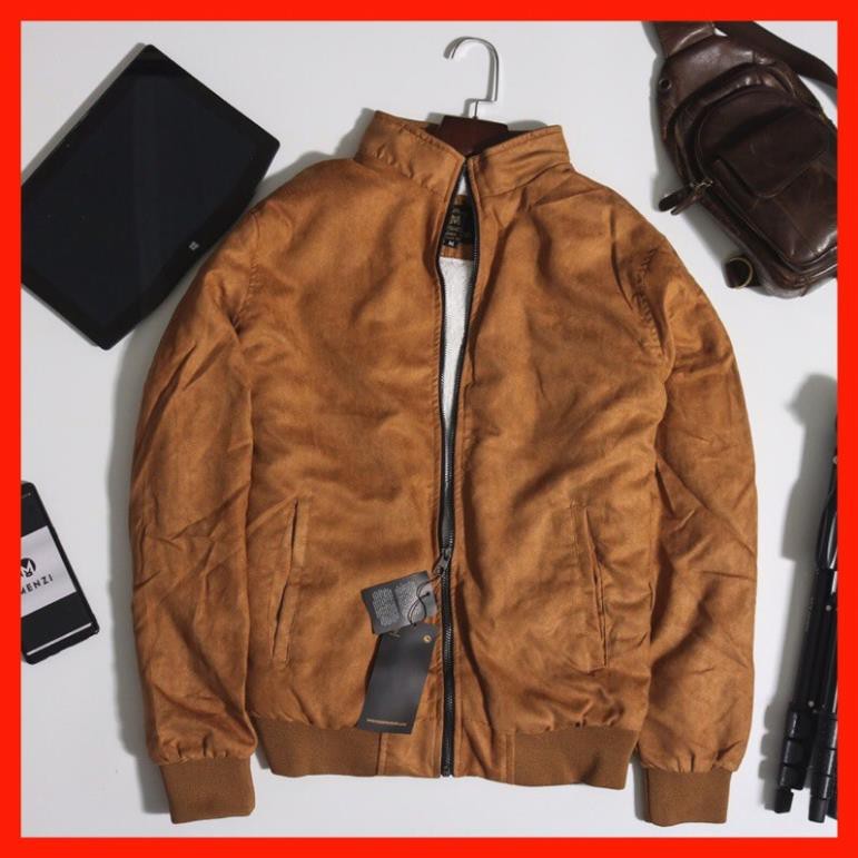 [CHẤT ĐẸP]ÁO KHOÁC DA LỘN NAM LÓT LÔNG DÀY DẶN CAO CẤP  4 MÀU (50kg-90Kg) | BigBuy360 - bigbuy360.vn