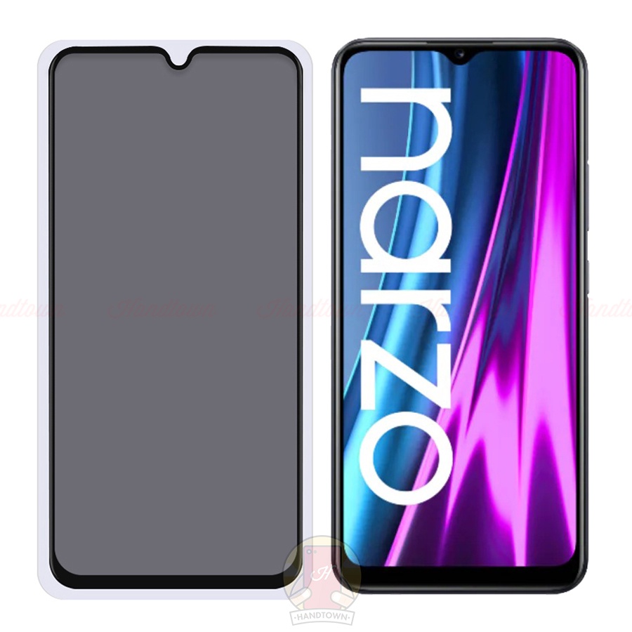 Kính Cường Lực Chống Nhìn Trộm Realme Narzo 50i Cường Lực Chống Va Đập Chống Nước Chất Lượng Cao Handtown