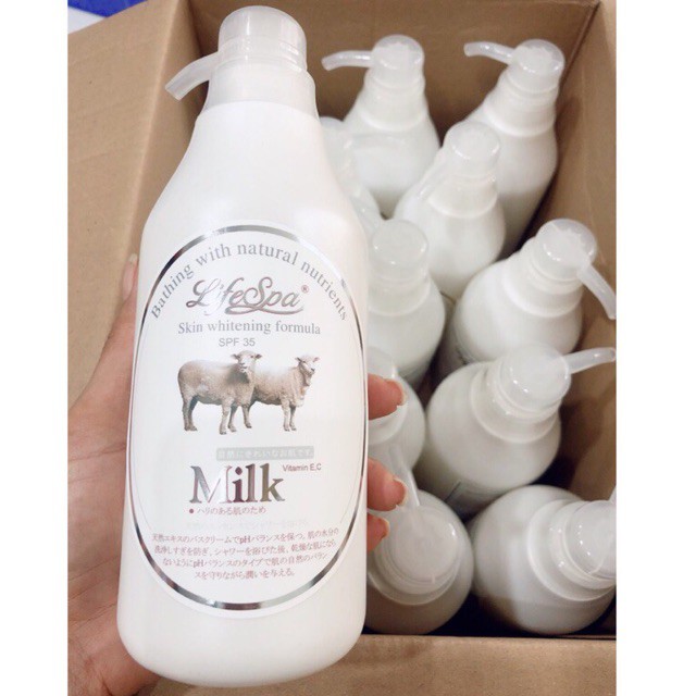 Sữa tắm Bò Cừu Life Spa Hàng Thái Chính Hãng