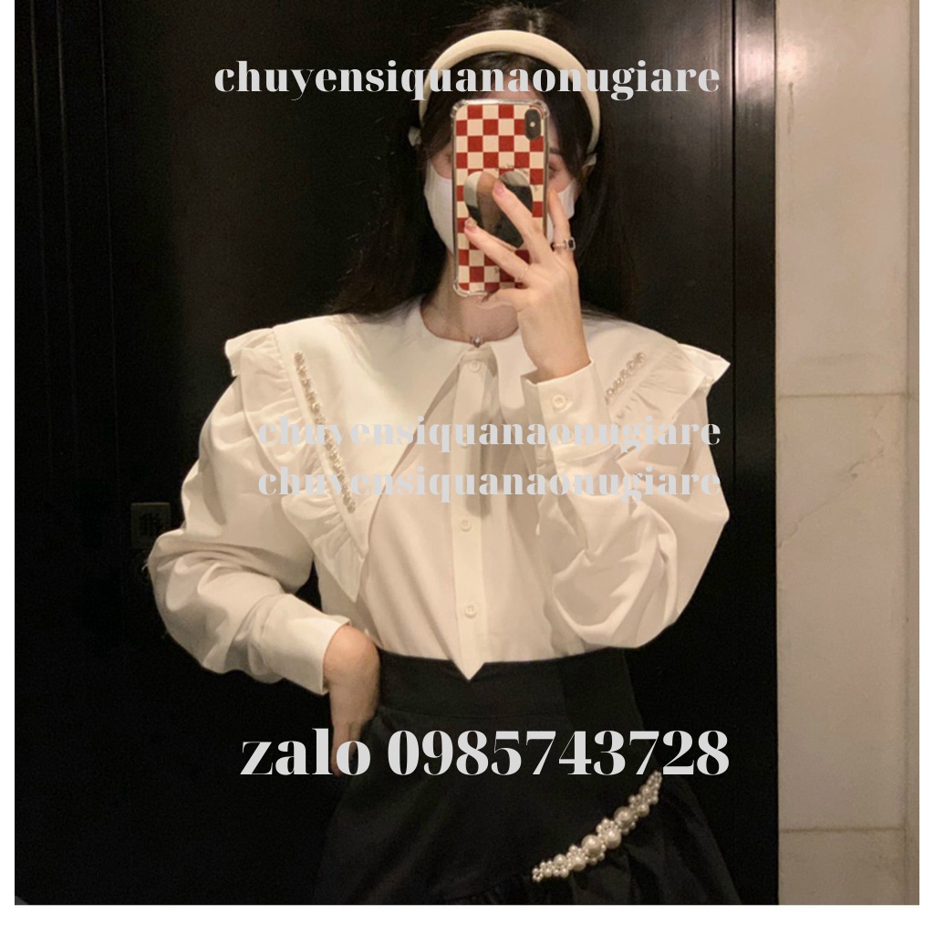 áo babydoll tay bèo tiểu thư hàng QCCC loại 1 A00010 kaca chuyensiquanaonugiare