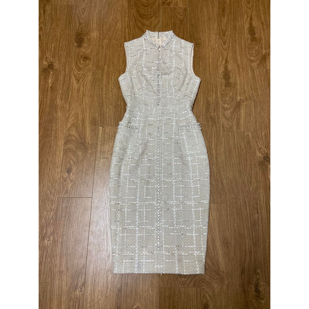 Váy dạ tweed Lê Thanh Hòa size S