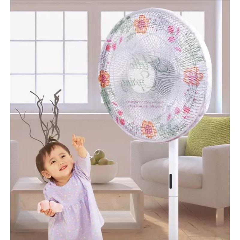 lưới bọc quạt an toàn cho bé