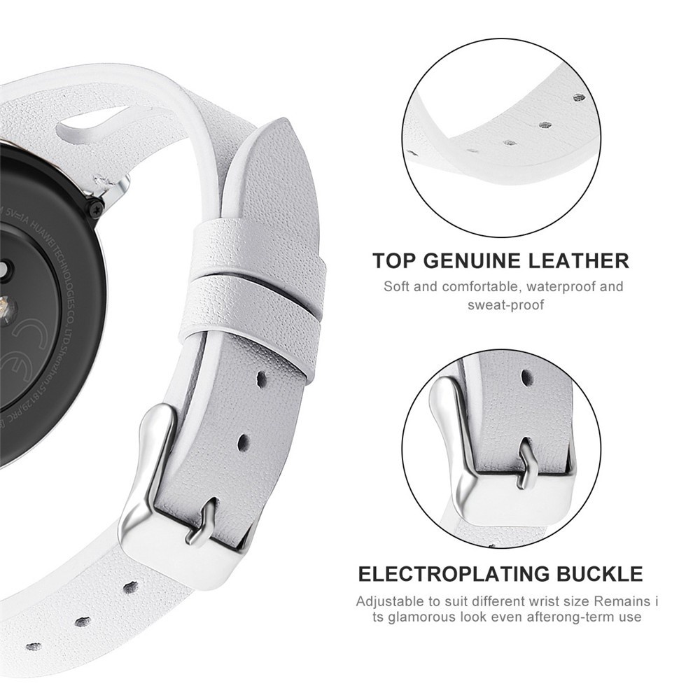 Dây Đeo Bằng Da Thay Thế Cho Đồng Hồ Thông Minh Huawei GT GT2 GT3 Pro 46mm 42mm 43mm GT2e