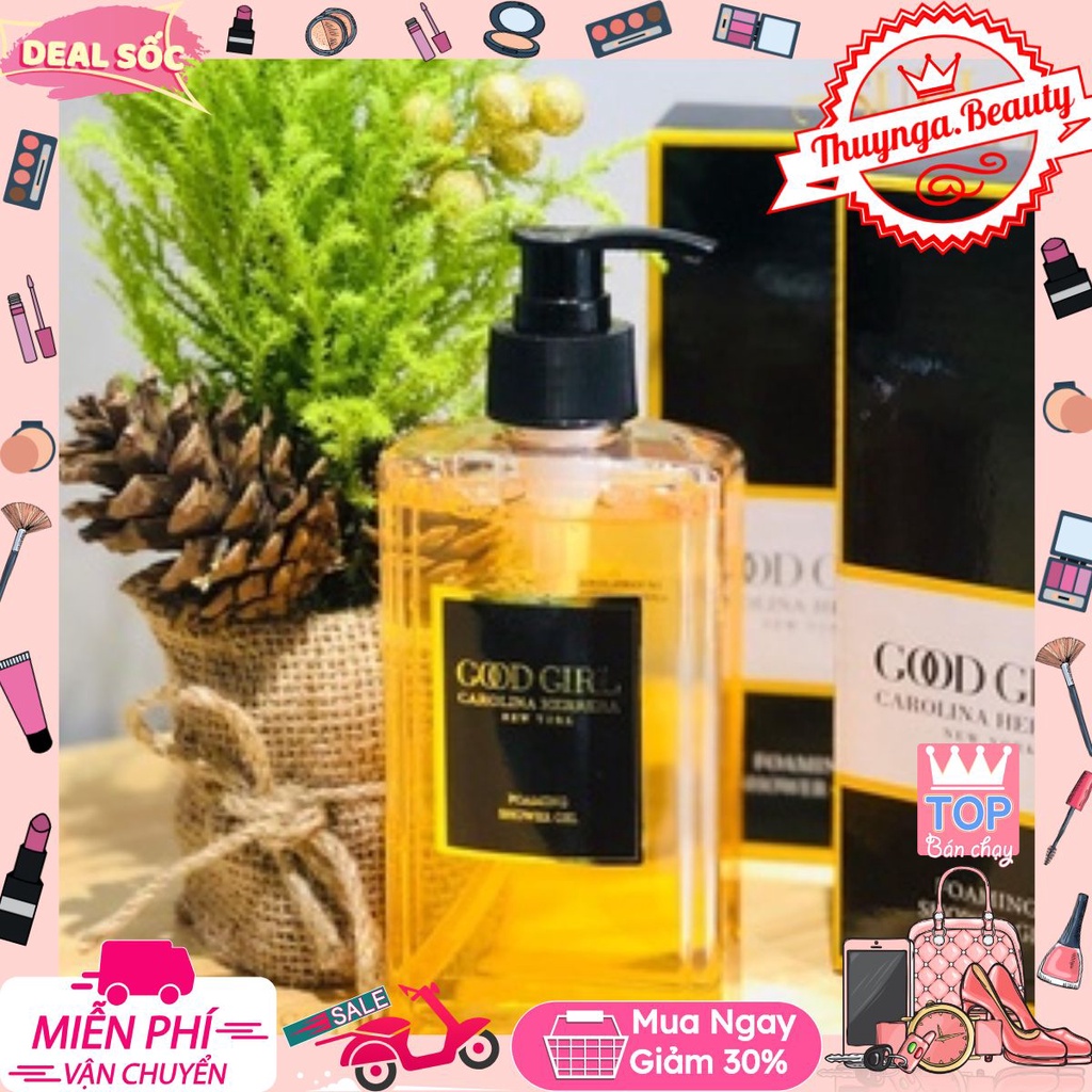 Sữa tắm nước hoa Dubai GOOD GIRL CAROLINA HERRERA cực thơm 400ml (Hàng chuẩn)