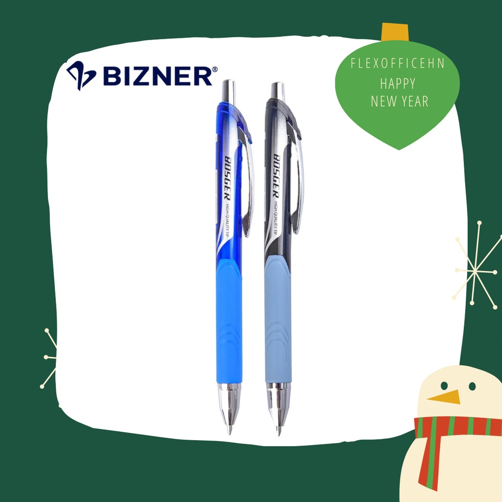 Bút Gel 2 Đầu Bi Thiên Long Bizner Cao Cấp BIZ- GEL24- Xanh