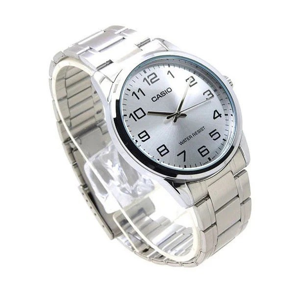 Đồng hồ đôi nam nữ dây kim loại Casio Anh Khuê MTP/LTP V001D-7B