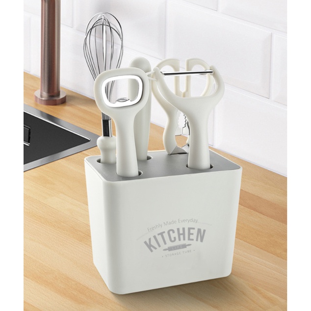 [New Arrivals] Bộ Dụng Cụ Sơ Chế Thực Phẩm 6 Chi Tiết - Có Hộp Đựng Vệ Sinh Sạch Sẽ Cao Cấp