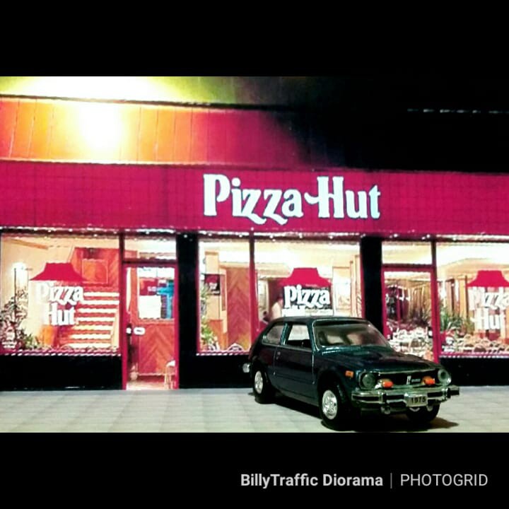 Diorama Papercraft Pizza Hut Scale 64 Make Photography Make