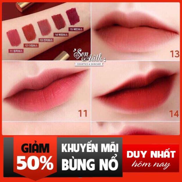 💋Son kem Bbia Last Velvet Lip Tint Màu 14 đỏ gạch pha cam siêu sang siêu đẹp💋 *