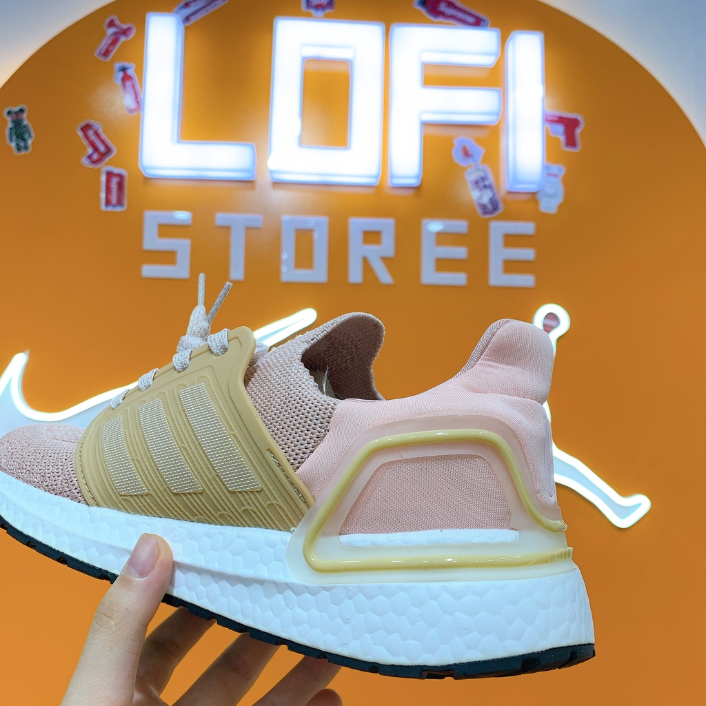 (Video cận cảnh) Giày thể thao sneaker ultra boost 6.0 hồng đất - Giày Chạy bộ siêu êm nhẹ