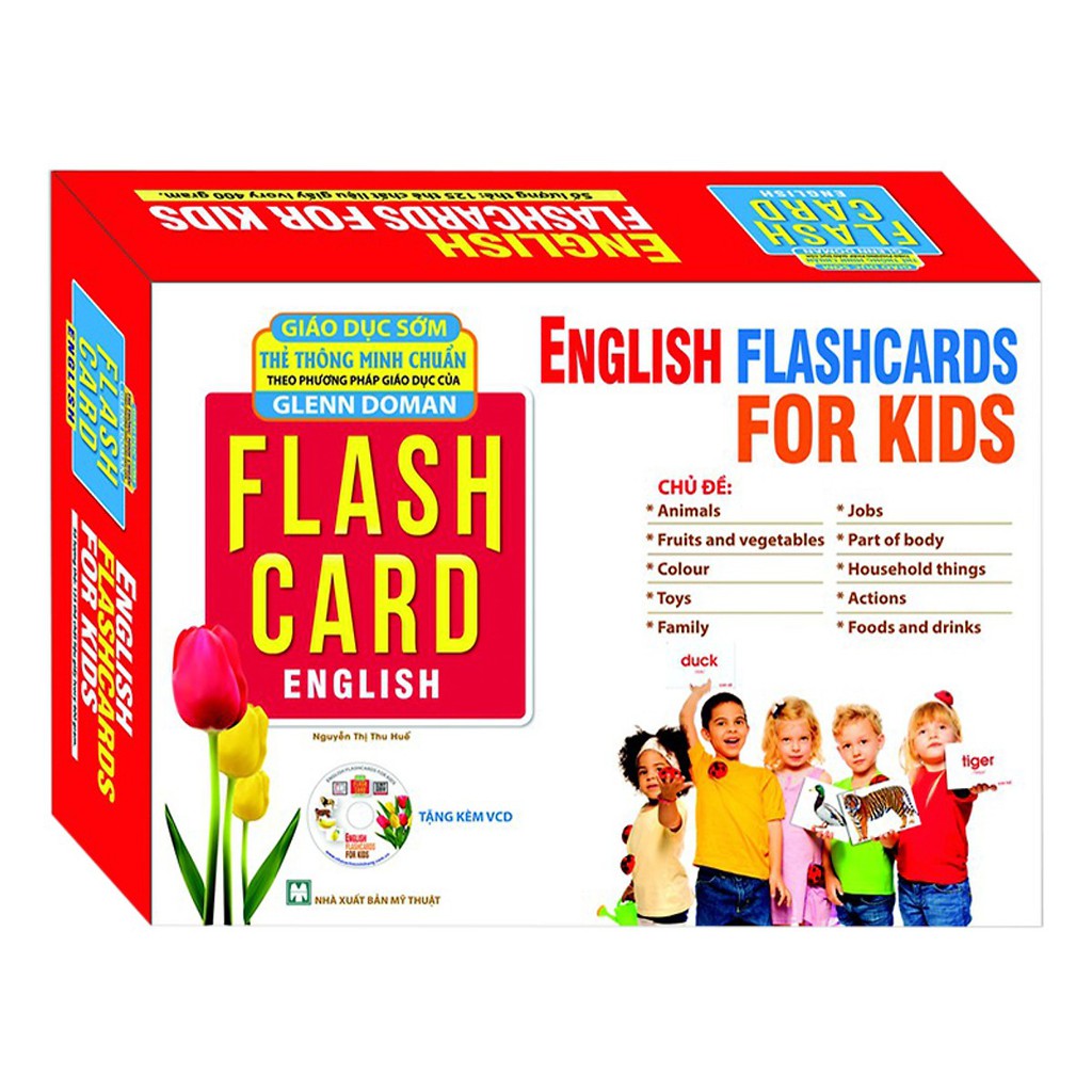 Sách Flash card English for Kid - Thế Giới Xung Quanh Dạy trẻ theo phương pháp Glenn Doman