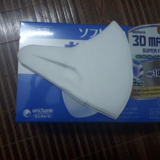 Khẩu trang 3D unicharm( tách lẻ 1 cái ) (hàng chuẩn)